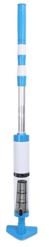 3 en 1 Vacío de Piscina Inalámbrica Recargable, Aspiradora de Piscina a Prueba de Agua IPX7 Portátil con 3 Cabezas Reemplazadas, 1,5 H Tiempo de Ejecución (Enchufe de EE. UU.)