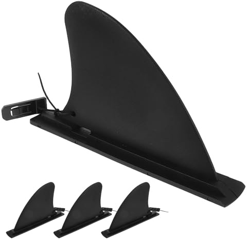 Zerodeko 4 Pièces Set de Ailerons Détachables pour Paddleboard Gonflable Sup Dérive Arrière pour Kayak Planche à Voile et Surf Accessoires de Remplacement pour Stabilisateurs et Nageoires