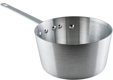 Winco Heavy-Duty Aluminum Tapered Sauce Pan, 3mm, 4.25 Quart
