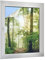 Klebefieber Sichtschutz Waldweg B x H: 90cm x 120cm