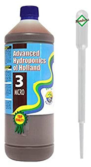Weedness Advanced Hydroponics Micro 10 L – Base complète micro-éléments haut rendement