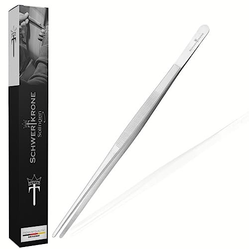 Schwertkrone, pinzette da cucina e da barbecue, in acciaio INOX, 25 cm