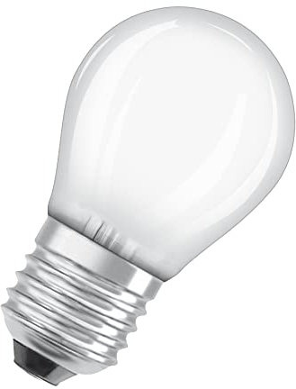 OSRAM Superstar dimmbare LED-Lampe mit besonders hoher Farbwiedergabe (CRI90) für E27-Sockel, mattes Glas ,Kaltweiß (4000K), 470 Lumen, Ersatz für herkömmliche 40W-Leuchtmittel, dimmbar, 1-er Pack