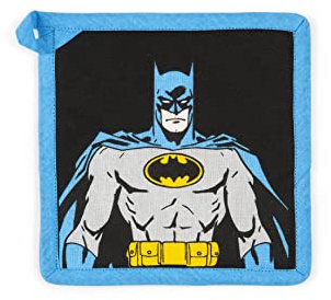 Excelsa Batman Presina da Cucina, Cm. 20 x 20, Fodera 100% Cotone, Imbottitura in Poliestere