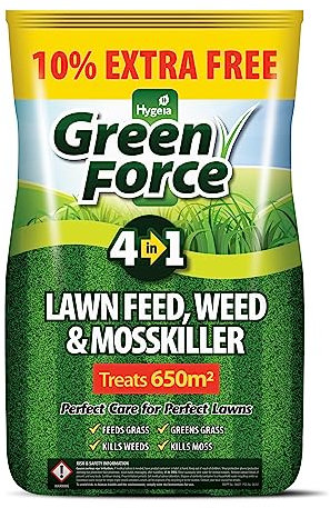 Greenforce Lawn Feed, Weed, Mosskiller 13kg, 650sq.m 10% Extra Free
