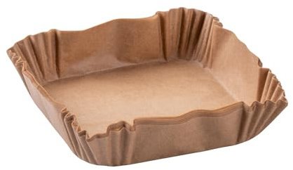 Fackelmann Carta da forno ad aria calda, 16 cm, rettangolare, 50 pezzi, resistente all'acqua e all'olio, adatta al microonde, resistente al calore fino a 220 °C