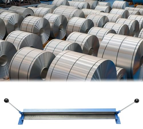 Wiefiche Macchina piegatrice in lamiera da 36 pollici, strumento di piegatura manuale, angolo di piegatura a 135°, piegatrice girevole per fogli fino a 1,5 mm