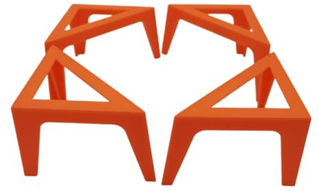 Zeizafa Lot de 4 supports de toile pour peindre de petits pieds de toile, supports de toile pour verser des peintures, fournitures de dessin