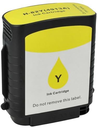 vhbw Tintenpatrone Gelb kompatibel mit HP DesignJet 500, 815MFP, 800, 500PS, 800PS Drucker (kompatibel, 69ml)