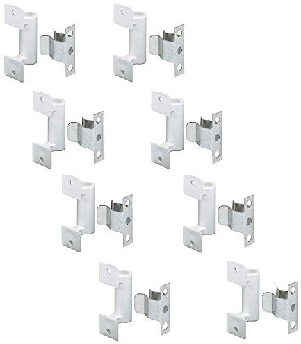 Gedotec Federschnapper MIDI Kugelschnapper für Holz-Schränke | Tür-Verschluss zum Schrauben | Möbel-Schnäpper Stahl & Kunststoff | MADE IN GERMANY | 8 Set - Türschnäpper für Möbeltüren & Schranktüren