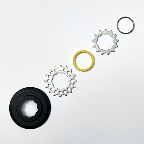 ERROR:#N/A Brompton Sprocket set incl chain guide disc 3/32' 9-spline - 13/16T (BWR 6-spd)