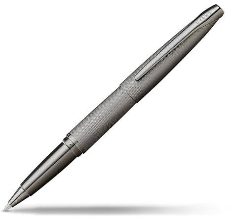 CROSS ATX Sandblasted Titanium Gray Rollerball Pen, Titanium Grey, 885-46