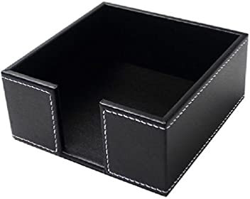 Distributeur de serviettes en papier carré PU pour cocktail