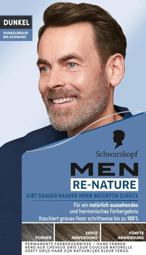 Schwarzkopf RE-NATURE Männer DUNKEL - 1 Stk