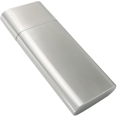 Ipetboom Stainless Steel Cigar Case Holds 3 Cigars Portable Travel Humidor Tube Compact Cigar Box Fits Coat Pockets Preserves Freshness