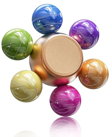 Coolden Fidget Spinner Metal Bunt Sechs Ball Fidget Toys für Kinder Erwachsene Coole EDC Finger Hand Spinner Leise 3-5Min Hochwertig Sensorisches Anti Stress Spielzeug Kreisel Geschenke Junge Mädchen