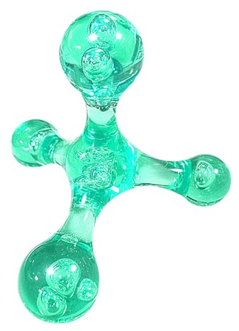 Masajeador De Cuerpo Completo De Cuatro Puntos - Poliestireno 8,2x8,5 Cm | Herramienta De Masaje Manual Con Masaje Manual De Presión En El Punto De Hombro, Cuello, Espalda Y Pie | Herramienta De Masaj