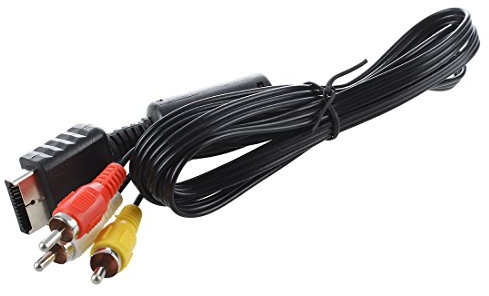 SODIAL(R)Cable de AV TV Video Audio para Playstation 3 PS3 / PS1 / PS2