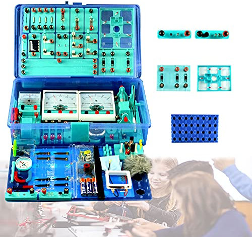 Physik Experimentierkasten Elektronik Baukasten für Kinder Physik Elektrizität und Magnetismus Experimente Schülerlabor Magnet Experimente