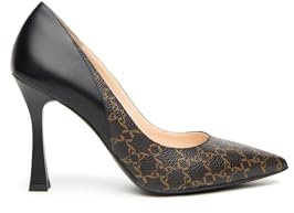 Nero Giardini I410852DE Décolleté Donna in Materiale Tecnico E Pelle - Testa di Moro 36