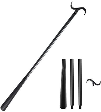 Anziehhilfen-Stock für Senioren Schwangere Lang Schuhlöffel Multifunktionale Assistiertes Anziehen Hilfestellung Ziehen Sie Ihre Socken aus Entkleiden