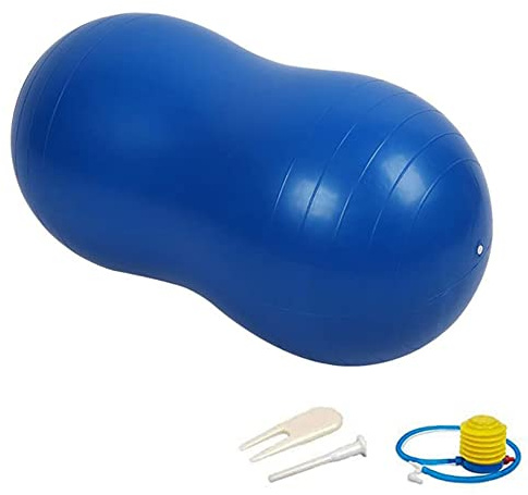 tongfeng cacahuete para adultos, pelota gruesa para ejercicio, yoga, equilibrio, estabilidad, pelota flexible antiestallido para pilates, yoga, asientos dinámicos