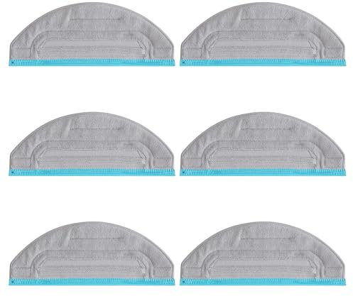 Jegehoyo 6 Stück Wischtücher Pads für Yeedi Cube Saugroboter, Reinigungstuch, für alle Bodenarten geeignet, sehr saugfähig und Starke Reinigungskraft