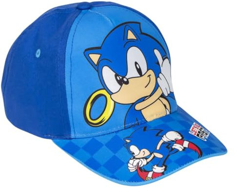 CERDÁ LIFE'S LITTLE MOMENTS Schirmmütze Sonic Dunkelblau Deckel, Einheitsgröße Kinder und Jugendliche