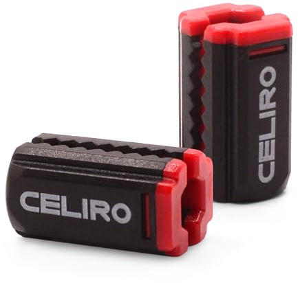 CELIRO Magnetizador de Herramientas - Para Destornilladores y Llaves Allen/Hex de 4mm (5/32”) a 6,35mm (1/4”) de Diámetro (Circular/Hexagonal), Imán de Neodimio N35, Sujeción Automática - Dos Piezas