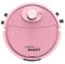 TDEOK Robot aspirateur robot balayeur, aspirateur automatique, ultra fin, silencieux, nettoie les sols durs à poils moyens, stockage intégré, plusieurs aspirateurs (rose, taille unique)