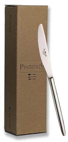 Sicignano | Coltello da Frutta Olivia, 21,4 cm, in Acciaio Inox, Confezione da 12, per Dolce, Dessert, Ristorazione, Cucina, Pranzo