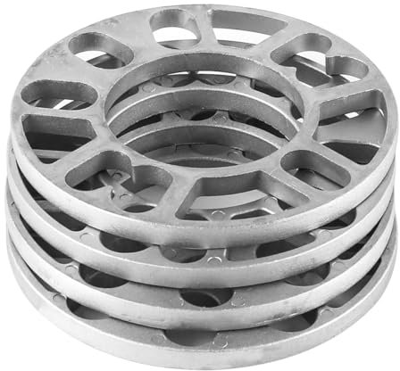 Laroal 4 Pack 10mm Wheel Spacers Alloy Aluminum Shims 4&5 Stud Universal Spacer 78mm Centre Bore 100mm-120mm PCD