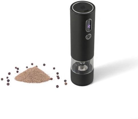Set di macinaspezie ricaricabile che offre impostazioni di macinazione regolabili, capacità generosa e funzionamento facile