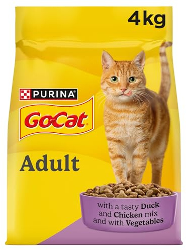 GO-CAT Chicken and Duck Dry Cat Food 4kg