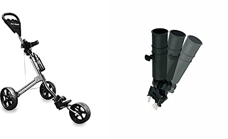 Longridge Three Wheel Tri-Cart Golf Trolley & Umbrella Holder