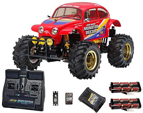 Tamiya RC Monster Beetle 2015 Off Road 1:10 Premium Stick Radio Controlled Car for Kids