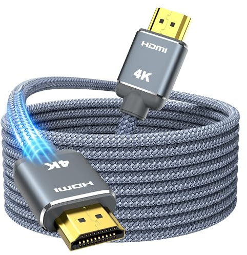 Snowkids 4K Câble HDMI 10M, 18Gbps Haut Débit HDMI 2.0