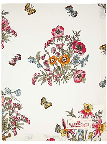 GreenGate - Küchentuch, Trockentuch, Geschirrtuch - Myra - White - Baumwolle - 70 x 50 cm