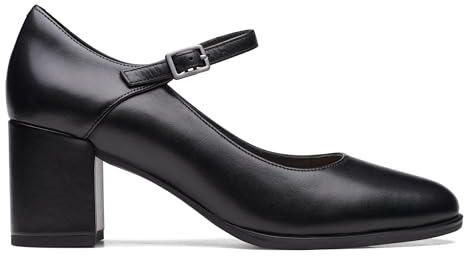 Clarks Premium - Freva55 Strap, Bomba, Black Leather,