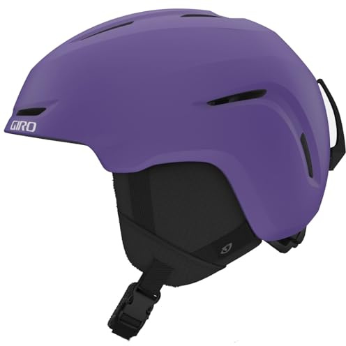 Giro Spur Kids Ski Helmet - Snowboard Helmet for Boys & Girls - Matte Purple - S (52-55.5cm)