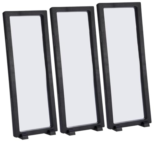 Warmhm Rangement Bijoux Flottant Vitrine Flottante Présentoir De De Monnaie à Cadre Flottant 3d 3