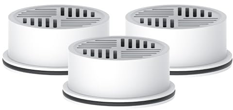 AQUA CREST Wasserfilter kompatibel mit Lifestraw® Home Pitcher- und Spendersystemen, Ersatz für Lifestraw® Wasserfilter, reduziert Chlor und Geruch, Aktivkohlefilter, 3 Packungen