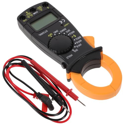 HAPINARY Pinza Amperimétrica Digital De Precisión Multímetro De Pinza Voltímetro Portátil Para Comprobación De Corriente Instalaciones Eléctricas
