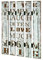 HAKU Möbel Wandgarderobe Motiv, Vintage, MDF, Metall - Maße: B 70 cm x H 100 cm x T 9 cm, Style: Industrial