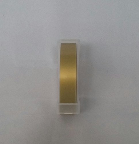 Dymo Compatible Embossing Tape - 1 Roll - Gold Tape