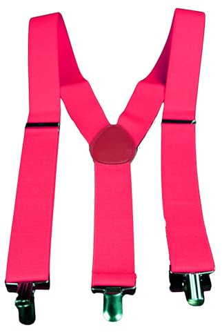 UV Floor 8717662462023 hängslen, enfärgad, rosa fluo, 2 x 34,5 x 11 cm, Rosa fluo, 2 x 34.5 x 11 cm