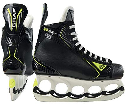 GRAF Super G 103 V4 Skate mit T-Blade System Modell 2020 Inclusive Kufenschoner, Größe:6.5 = 40