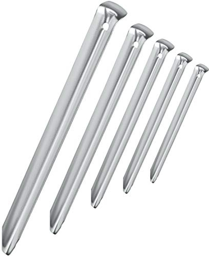 10x picchetti per tenda con profilo a V | picchetti | picchetti per terra | ancoraggio a terra in acciaio zincato per il fissaggio e l'ancoraggio nel terreno (10)