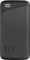 goobay 53936 QC 3.0 Powerbank 10.000 mAh mit Schnellladefunktion/Externer Akku/Power Bank für Smartphone & Tablet/Ladegerät Powerpack mit 2 USB-A Ports, Schwarz, Kompakt