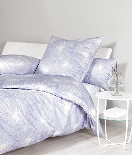 Janine Bettwäsche Interlock-Jersey Carmen S 135x200 cm + 80x80 cm Lavendel